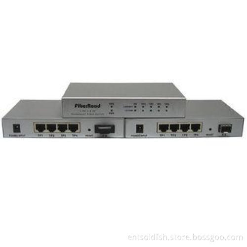 Multi Mode Single Mode TP Managed Fiber Optic Switch 10M /